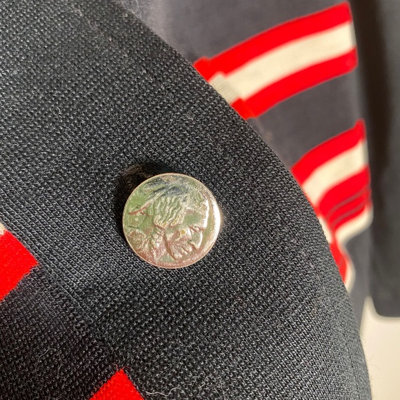 Vintage Fire Islander Jacket Med Red Stripe 70’s - Picture 7 of 7